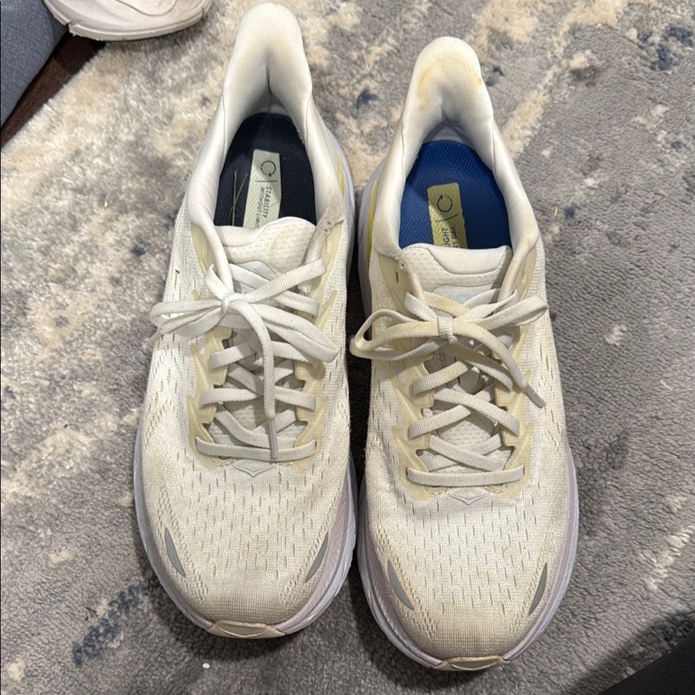 On Running White Athletic Shoes